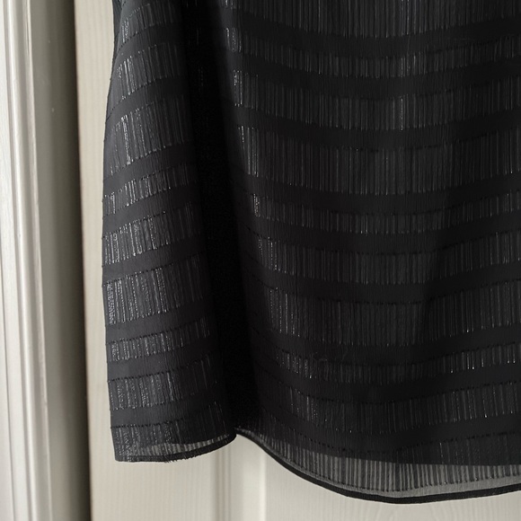 NWT Eileen Fisher Sheer Silk Glimmer Ballet Neck Tank - Picture 7 of 7